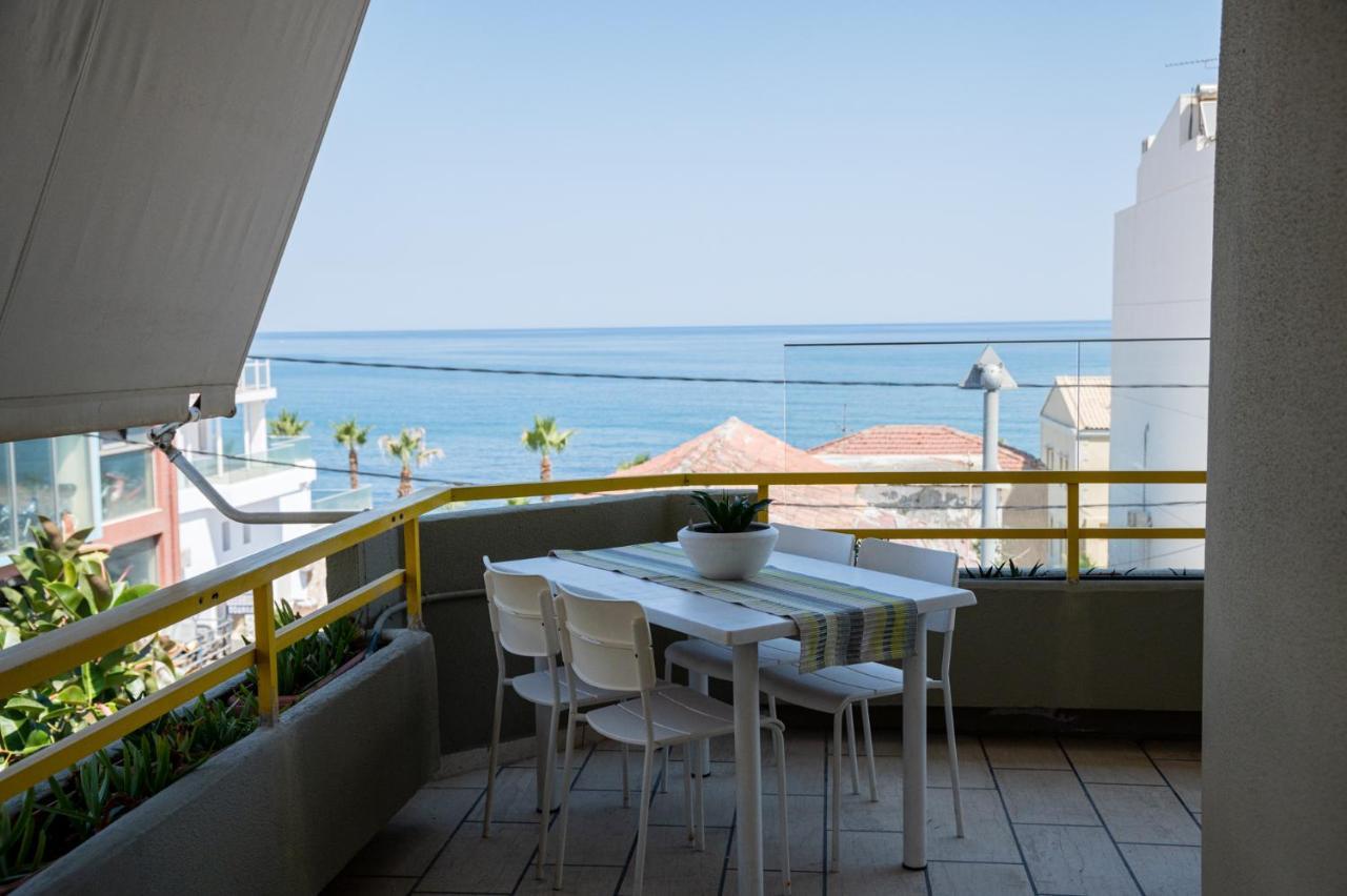 Eftihia Apartments By The Sea Rethymno  ภายนอก รูปภาพ